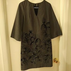 Muse dress gray black 4